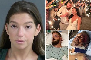 Bride killed, groom seriously hurt by drunk driver just minutes after leaving wedding reception: cops