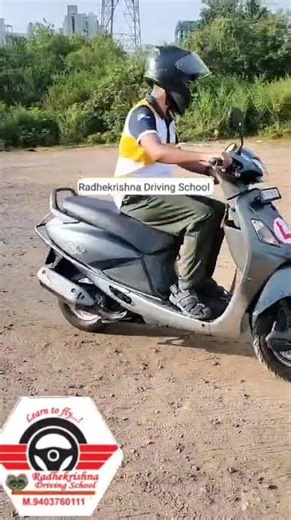 RadheKrishna driving School RTO two wheeler test practice