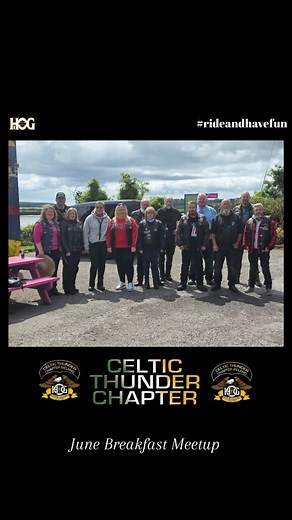 Our monthly Breakfast meet yesterday was in @jjstruckstop youghal thanks for the hospitality and great breakie. We dodged some showers and got caught in some other but was great to catchup with members for a chat. Some members took off for a spin afterwards to enjoy the day.... #unitedweride #rideandhavefun #meetup #chaptermeetup #hogukandireland | Celtic Thunder Hog Chapter Ireland