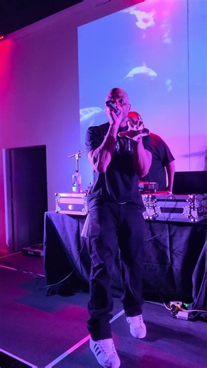 DMC and St. Louis' own DJ Charlie Chan rocked the stage Saturday night at Angad Arts Hotel