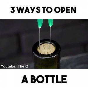 364K views · 281 reactions | 3 ways to OPEN a bottle!! (Youtube: The Q) | Viral Vault | Facebook