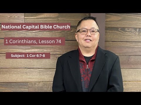 1 Corinthians, Lesson 74