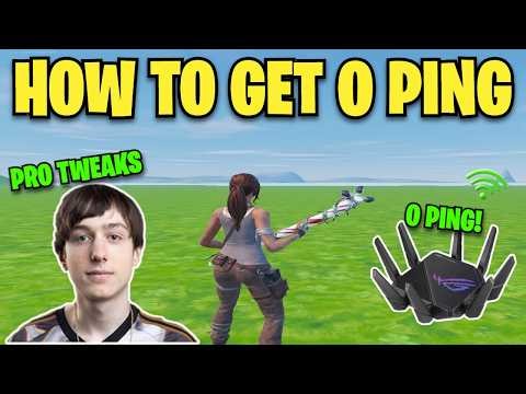 How I Got 0 Ping In The New Fortnite Season! (BEST OPTIMIZATIONS)