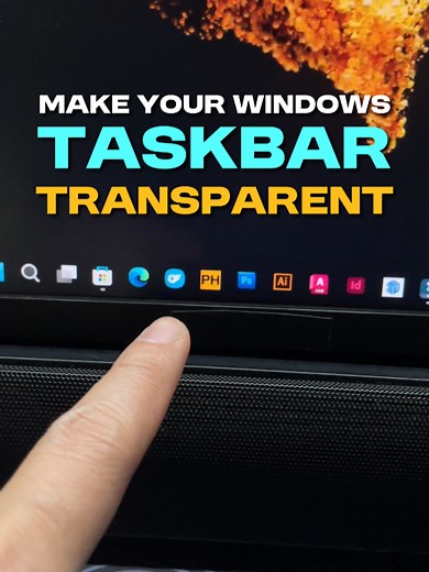 Make Your Windows Taskbar Transparent with Ease