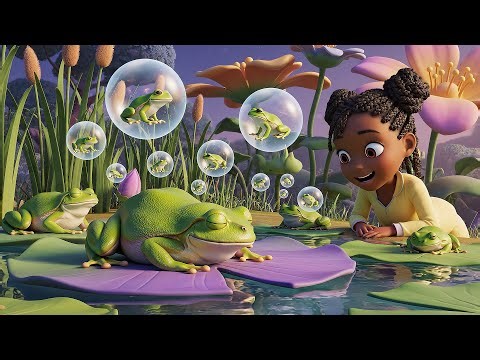 Five Little Frogs Ribbit Ribbit Ribbit | Nursery Rhymes for Kids & Baby Songs