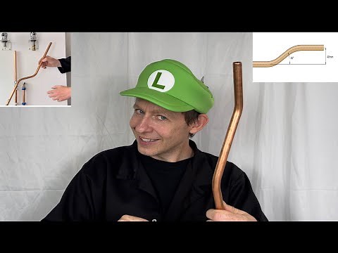 Copper Pipe bending offsets and connecting taps. The easy way.