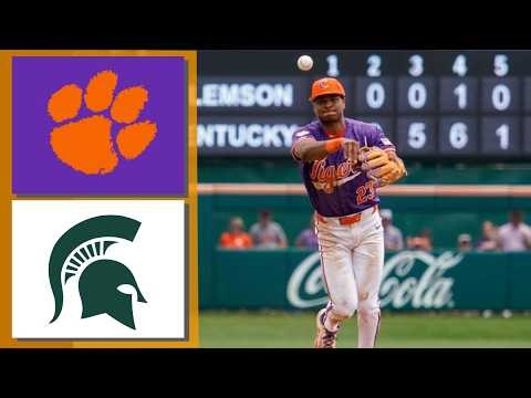 #14 Clemson vs Michigan State Baseball Highlights | College Baseball 2026