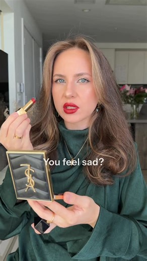 Anna Lepekha | Glow up: Delivered✔️💅 💋 MakeUp: Lipstick – @yslbeauty (1971 Rouge Provocation) Blush – @rarebeauty (Soft Pinch Luminous Powder Blush,... | Instagram