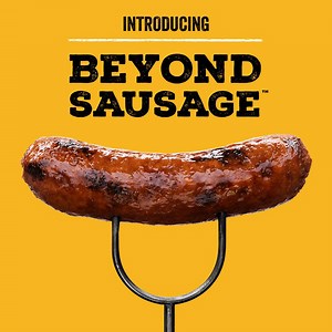 2.6K views · 4.3K reactions | The missing link is here! #BeyondSausage. The first plant-based sausage to deliver the juicy, sizzling satisfaction of pork sausage, but with more protein, fewer calories, and less fat. And it's all wrapped inside a 100% plant-based casing. Learn more about this modern miracle of meatiness here ➡️ https://buff.ly/2B8Ce0m | Beyond Meat | Facebook