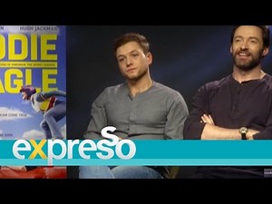 Hugh Jackman & Taron Egerton from Eddie the Eagle