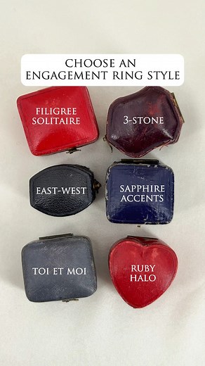 559K views · 5.4K reactions | Which engagement ring style would you say yes to?  Diamond engagement rings shown: Filigree solitaire: ej20150 3-stone: rr26608 East-west: rr26567 Sapphire accents: a13590 Ruby halo: a25024 Toi et moi: pb16323 #engagementring #diamondring | EraGem | Facebook