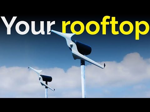 Small-scale wind energy solution for homes.