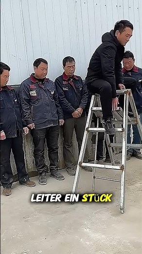 Geniale Erfindung: Diese Leiter bewegt sich von selbst!