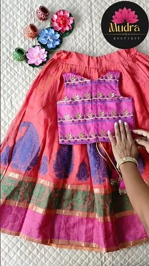 Beautiful and latest chaniya choli design for girls 💃✨ Designed by Mudra Boutique 💕 #chaniyacholi