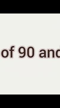HCF of 90 and 144 | Learnmaths