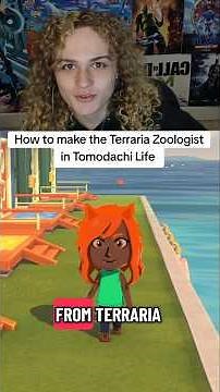 How to make the Terraria Zoologist in Tomodachi Life Living the Dream