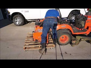 Tilling Garden with a BX 2660 Kubota and a Land Pride Tiller