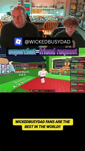 Wicked Busy Dad Fans Are The Best!! Part 10 #roblox #stealabrainrot