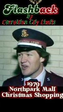 1979 Christmas shopping in Northpark Center in Dallas, TX