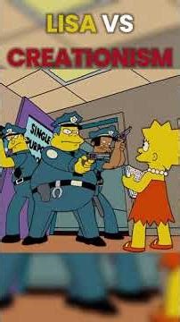 Lisa vs Creationism - The Simpsons #funny #shorts #animatedtvseries