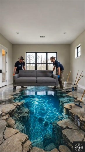 This Floor Looks Like a REAL HOLE!” 🕳️😳