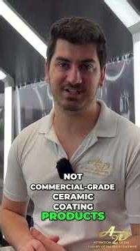 Ceramic Coating Myth Busted: Professional vs. DIY #shorts