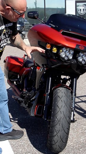 6.1K views · 180 reactions | Some people just got the vision when it comes to building bikes. Another homerun by Produce Fred #onlyatberts | Bert's Black Widow Harley-Davidson | Facebook