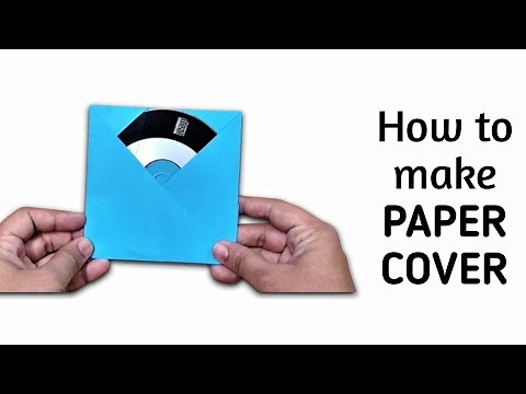 How to make origami paper CD / DVD cover | Origami / Paper Folding Craft, Videos and Tutorials.