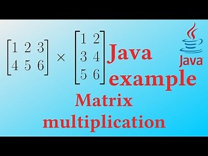 Matrix multiplication - Java Example