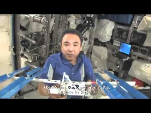 Astronaut builds LEGO space station on real ISS