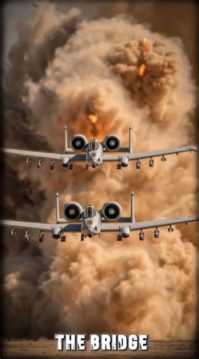 A-10 Warthogs Dive Into a Sandstorm to Save Trapped Troops#shorts