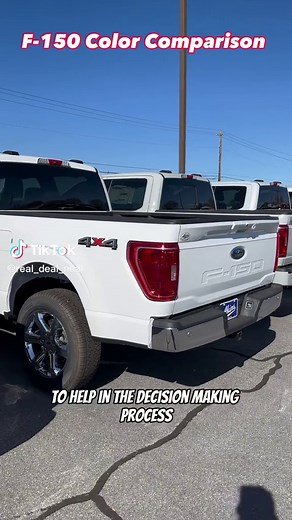 Oxford White, Avalanche, and Space White. Which you choosing? #akinsford #f150 #fordf150 #oxfordwhite #avalanche #spacewhite #realdealneal #f150xlt #fordf150xlt #PepsiApplePieChallenge