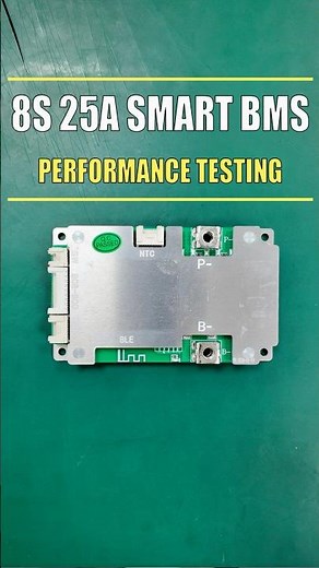 BMS Test for an 8S 25A Smart Battery Management System#ayaabms #smartbms #batterybms