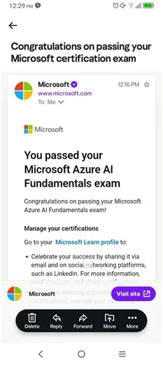 Passed My AI-901 Azure AI Fundamentals Certification Exam