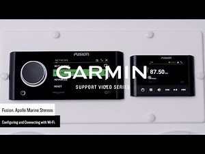Garmin Support | Fusion® Apollo™ Stereos | Configuring Wi-Fi®