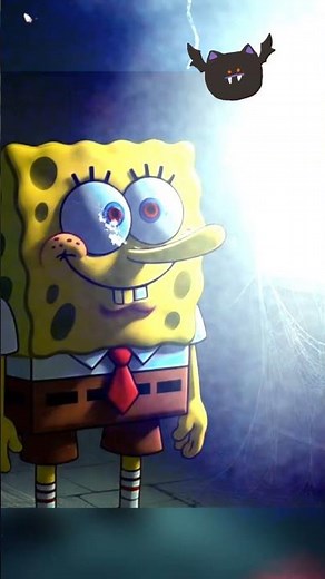 shocking moment!!SpongeBob turn into monster #shortsvideo#spongebob#monster#horror