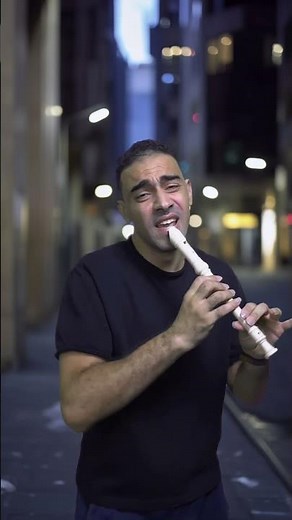 😱 Is this even possible with a recorder?!🔥#recorder #flute #beatbox