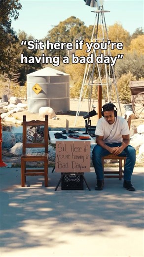 “Sit here if you’re having a bad day” #shorts