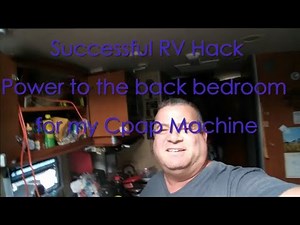 RV Hack for my Cpap Machine