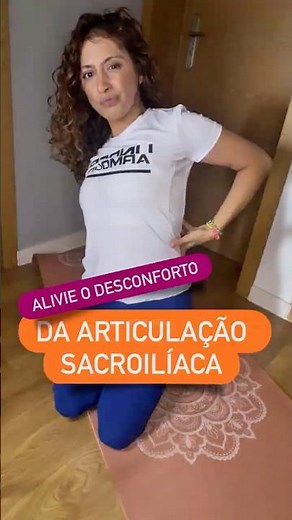 Dor na articulação sacroilíaca? #alongamento