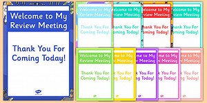 Welcome to My Meeting Poster