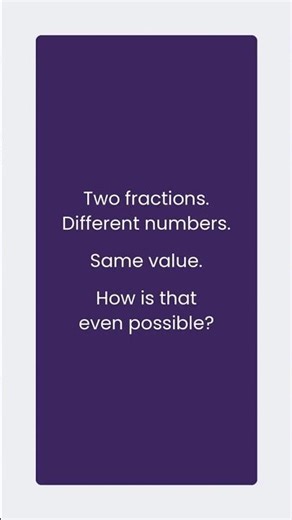 What Are Equivalent Fractions? | Fractions in 30 Seconds #3