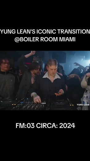 Yung Lean's Iconic Boiler Room Performance in Miami 2024