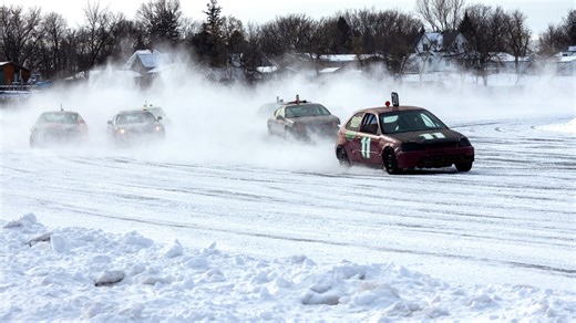 NASCAR on ice? Cars, community drive Minnesota’s frozen lake racers