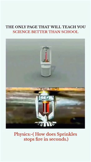 UNIVERSE | SCIENCE | TECHNOLOGY on Instagram: "A fire sprinkler system can activate and start suppressing a fire within one to four minutes of a fire's start, or as quickly as seconds, by using a localized, heat-sensitive triggering mechanism. The suppression process involves these key steps: Heat Detection: Unlike smoke alarms, fire sprinklers are triggered by high heat, not smoke. Each individual sprinkler head contains a heat-sensitive element, usually a small glass bulb filled with a glyceri