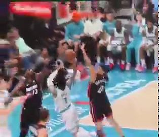 Bam Adebayo is heading to the locker room after taking a hard fall on his tailbone… Ouch.