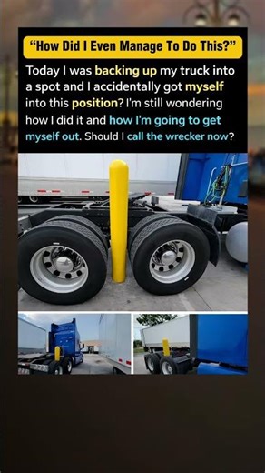 He Backed Up Once and Got Stuck Like This