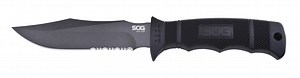 SOG Seal Pup Fixed Blade Knife with Nylon Sheath