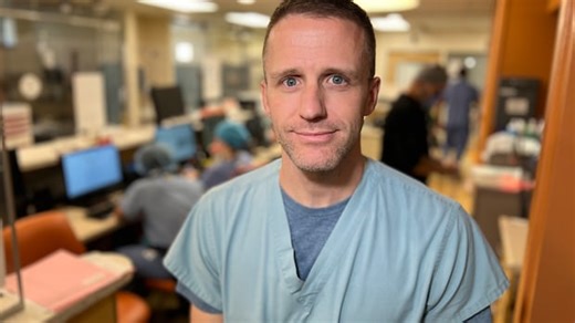 Inside Sunnybrook Hospital's emergency department