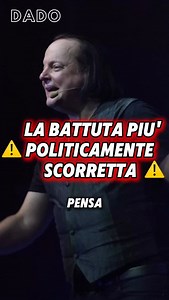 14K views · 5.6K reactions | #comedy #dado #teatro #standup #comicità #show #tour #cabaret #satira #onlyfun #zelig #politicamentescorretto #politicamentecorretto #battute | Dado | Facebook